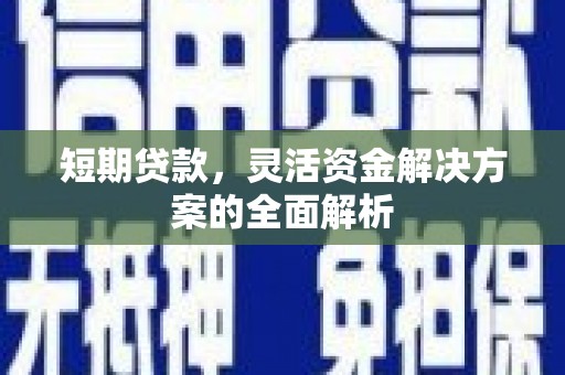 鹰手营子矿区短期贷款，灵活资金解决方案的全面解析